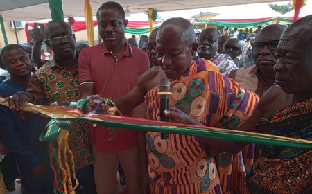 ASUNAFO NORTH MP COMMISSIONS A GH 400,000 MODERN VIP WARD AT GOASO MUNICIPAL HOSPITAL.