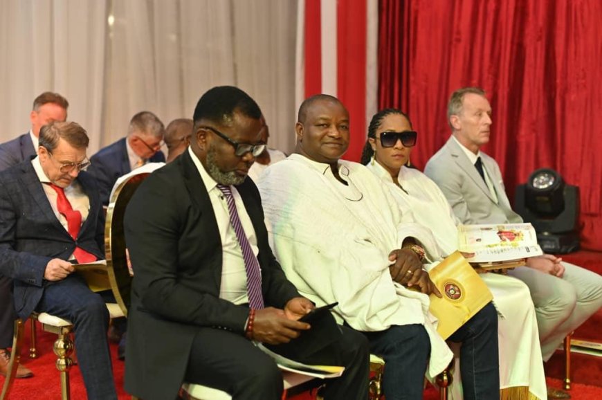 DR HASSAN AYARIGA, UN CHIEFS, NETHERLAND INVESTORS HONOUR OLU OF WARRI'S CORONATION ANNIVERSARY.