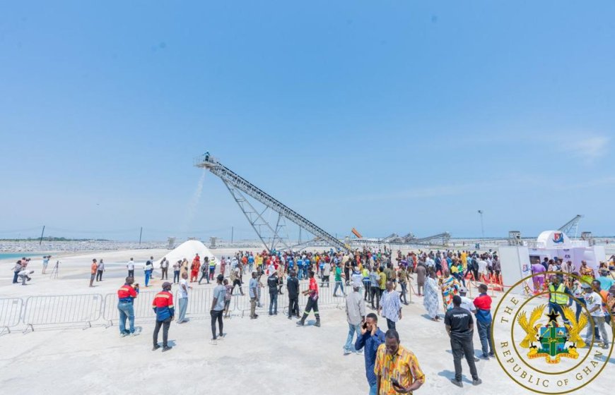 650,000 MT PER ANNUM CAPACITY ELECTROCHEM SALT MINE COMMISSIONED IN GHANA