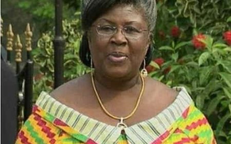 THERESA KUFUOR DIED 24 DAYS TO HER 89TH BIRTHDAY. SHE WAS A MOTHER OF 5 AND GRANDMOTHER OF 8