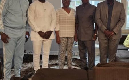 OBUASI NATIVES, PARAMOUNT CHIEF DISCUSS COMMUNITY DEVELOPMENT, YOUTH EMPOWERMENT IN USA