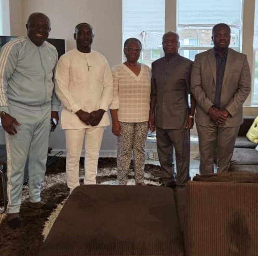 OBUASI NATIVES, PARAMOUNT CHIEF DISCUSS COMMUNITY DEVELOPMENT, YOUTH EMPOWERMENT IN USA