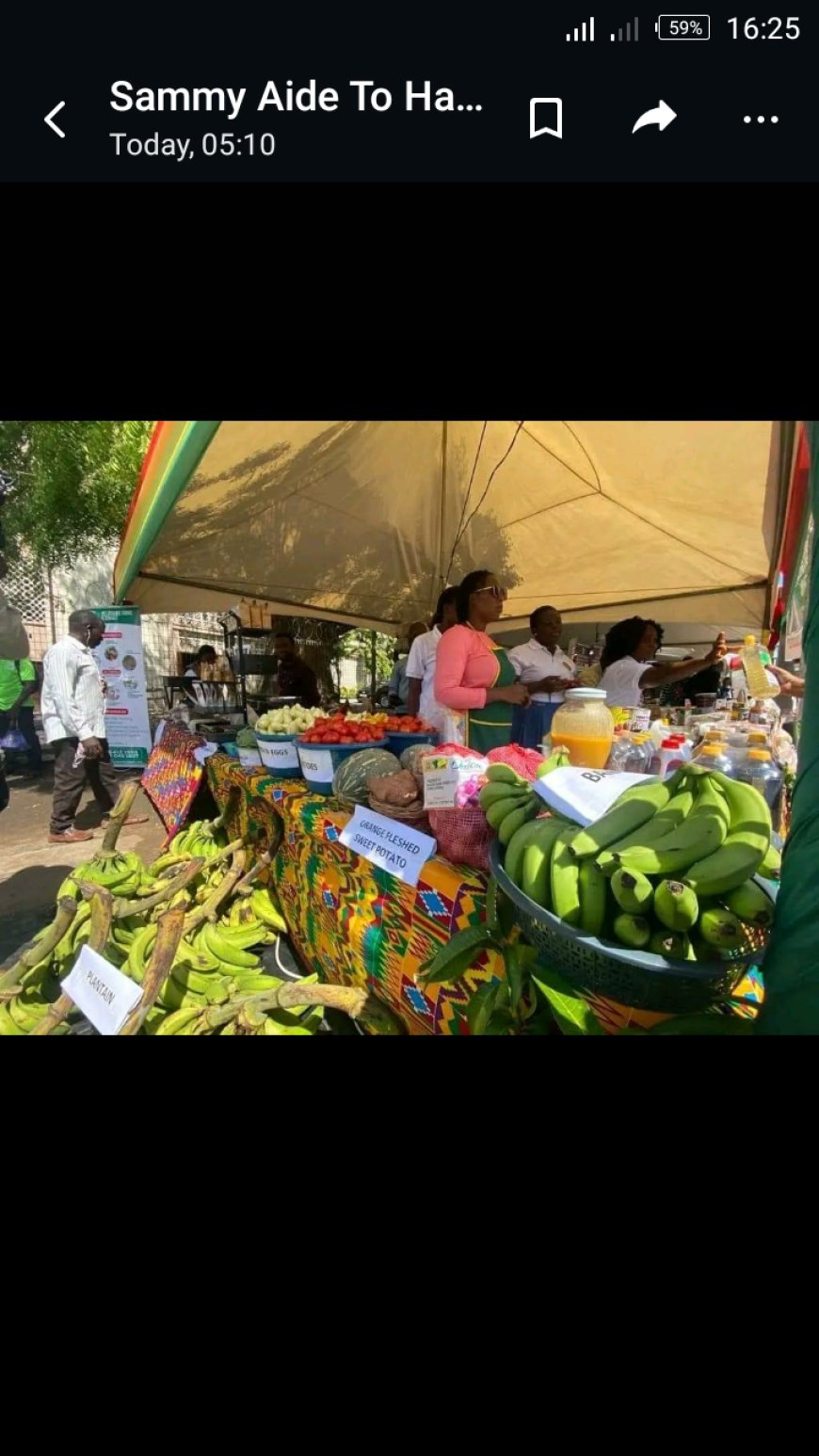 Fisheries and Aquaculture Development, Food and Agriculture Ministries Launch Five - Day Agriculture Fair to Celebrate Farmers