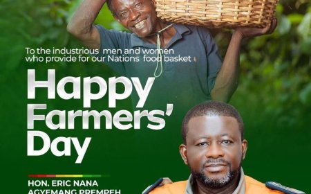Ayekoo for feeding the country, fueling our industries -- Hon Eric Nana Agyemang Prempeh hails Farmers