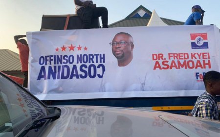 Dr Fred Kyei Asamoah files nomination form to contest Offinso North NPP Parliamentary Primaries