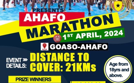 Sports Development In Newly Created Regions : NSA In Ahafo Is Set To Host Maiden Marathon On April 1, Urges Athletes To Register