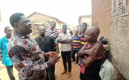 Ahafo NADMO Presents Relief Items To Families Of Affected Inferno At Hwediem