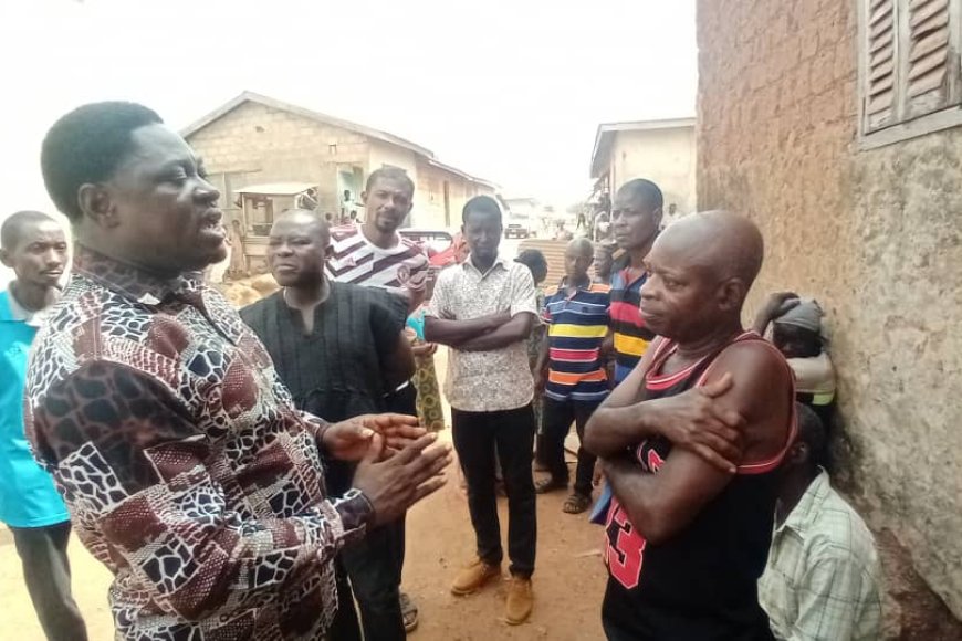 Ahafo NADMO Presents Relief Items To Families Of Affected Inferno At Hwediem