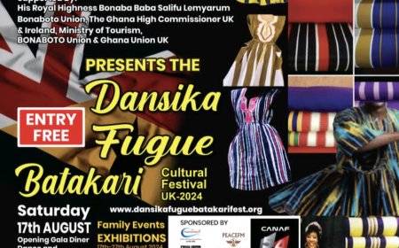 Dansika Fugue Batakari Cultural Festival UK - 2024 To Be Held On August 17-27
