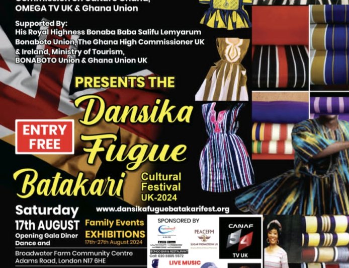 Dansika Fugue Batakari Cultural Festival UK - 2024 To Be Held On August 17-27