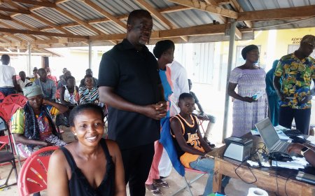 Asutifi North MP, Patrick Banor Enrolls 3,000 Constituents Onto The NHIS