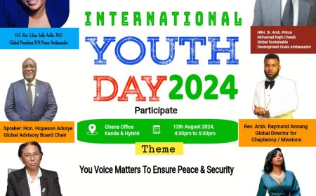 International Youth Day 2024 : IYNUNSCR 2250 Marks Day Dubbed Your Voice Matters To Ensure Peace, Security