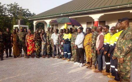 Ahafo Region : Newmont Donates GH¢6.2 Military Forward Base To Residents Of Sankore