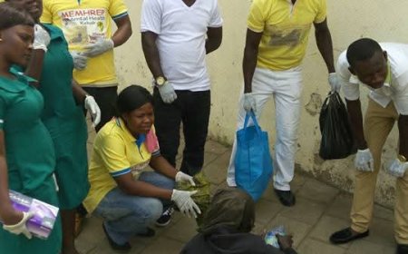 Mental health awareness, support : MEMHREP feeds vulnerable persons in Ghana, solicit support to complete rehab centre