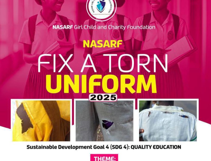 NASARF Foundation Launches “Fix A Torn Uniform” Initiative to Enhance Quality Education