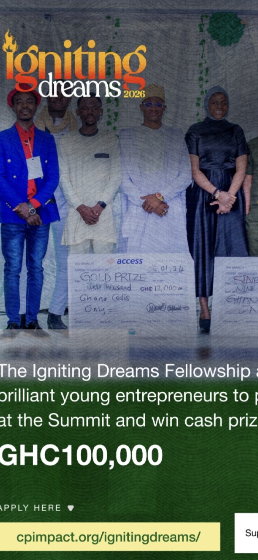 Big time opportunity for businesses: Applications Open for the 2026 Igniting Dreams Fellowship
